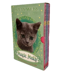Holly Webb Magic Molly Box Set 1-4 Paperback - Cats & Dogs Children’s Stories - Picture 1 of 13