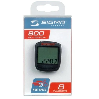 Sigma BC 800 Fahrradcomputer Bike Computer Fahrrad Tacho Uhr MTB Baseline 86033! - Bild 1 von 3