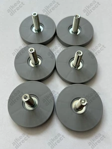 Ikea Adjustable feet leveler gray, Part # 114947 (6 Pack) - NEW USA shipped - Picture 1 of 1