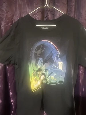 Camiseta negra exclusiva de Anaheim Star Wars Celebration 2015 trilogía clásica XL Foto 1 de 4