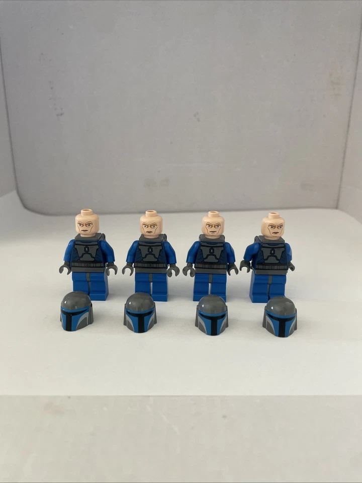 Lego Star Wars Minifigure LOT of 4 Mandalorian Death Watch Warrior Sw0296 - Image 1 of 1