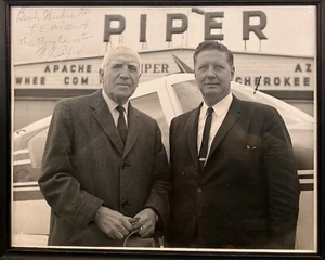 AUTOGRAPH William Piper Aircraft Photograph Flying Educators - Picture 1 of 4
