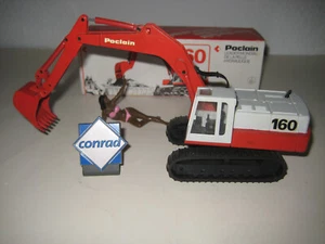 POCLAIN 160 BAGGER TIEFLÖFFEL RAUPEN #2897.1 CONRAD 1:50 OVP - Picture 1 of 7