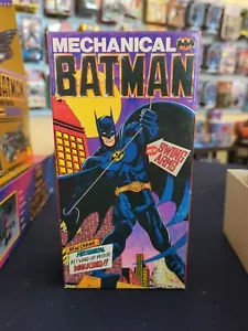 Vintage 1989 Mechanical Walking Batman DC Comics Original Box & Key RARE MINT - Picture 1 of 8