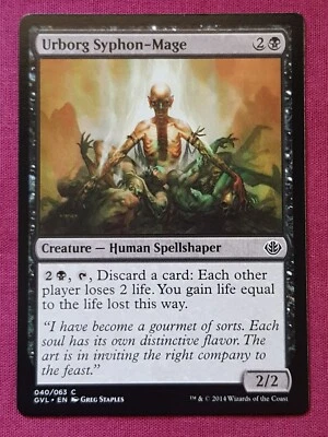 Magic The Gathering DUEL DECKS ANTHOLOGY GARRUK VS LILIANA URBORG SYPHON-MAGE - Image 1 of 2