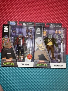 New The Loyal Subjects BST AXN TMNT Rocksteady & Bebop 5" Action Figures -Lot 2 - Picture 1 of 6