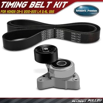 Kit de componentes de acionamento por correia Serpentine 2 peças para Honda CR-V 2010-2011 L4 2.4L GASOLINA - Imagem 1 de 4