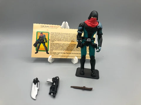 GI Joe 2003 Over Kill v2 Complete Spy Troops Cobra Cover