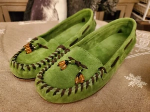 New J Crew Soft Suade Unlined Moccasins Loafers 9 - Picture 1 of 9