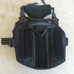 ICEFANG Tactical Dog Harness ,M Size,  Metal Buckle,Working Dog MOLLE Vest - Picture 1 of 10
