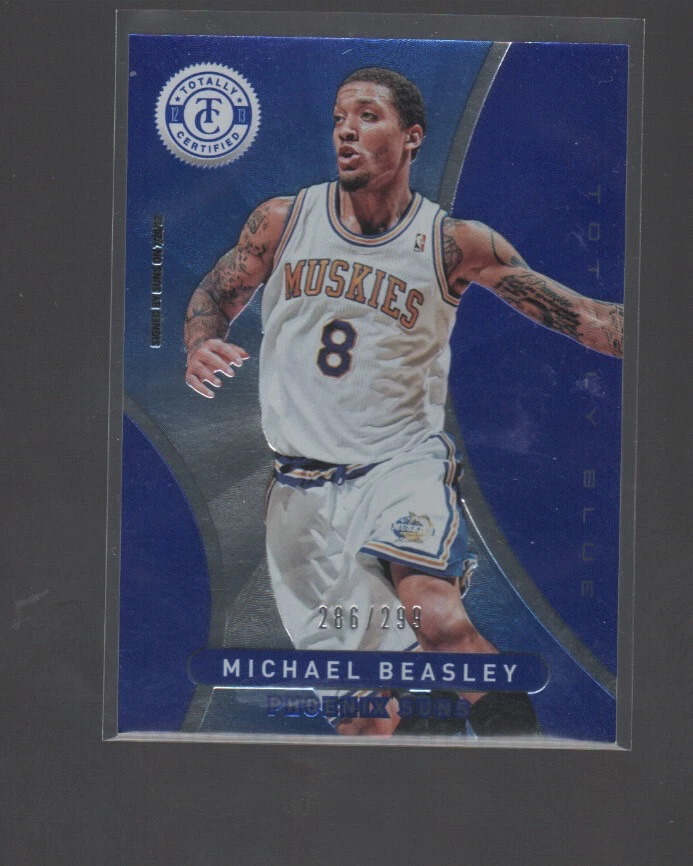 MICHAEL BEASLEY  2012-13 PANINI TOTALLY CERTIFIED TOTALLY BLUE CARD #218 /299 - Image 1 of 1
