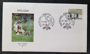 [SJ] Denmark Boy Scouts 1982 Camping Scouting (stamp FDC) - Picture 1 of 5