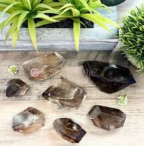 Venta al por mayor lote de 2 libras de cuarzo natural ahumado cristal de forma libre energía curativa - Imagen 1 de 6