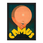 Choppy Comic Comedian Camus Show Werbung großer gerahmter Kunstdruck