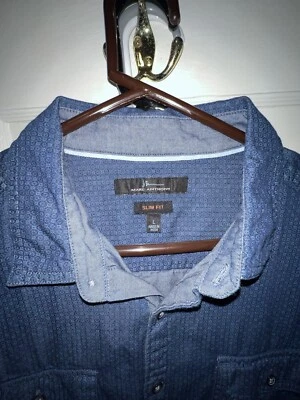 Men’s Mark Anthony Button Up Shirt Slim Fit Large - Image 1 of 2