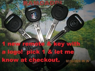 New 100% OEM GM ACADIA Enclave SRX Traverse Remote Transmitter Key Fob 15913416 - Image 1 of 4