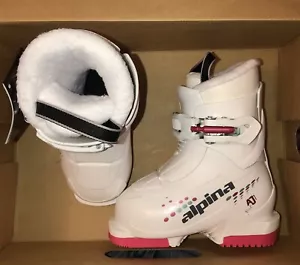 New Alpina AJ1 Girl junior ski boots- mondo 16/little kid's 9 - Picture 1 of 1