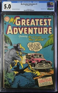 My Greatest Adventure #1 CGC 5.0 DC 1955 Flying Saucer Story Off White Pages - Picture 1 of 2