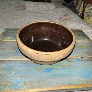 Cuenco para hornear vintage COOK RITE pequeño tostado y marrón 4,5 x 2,25" - Imagen 1 de 3