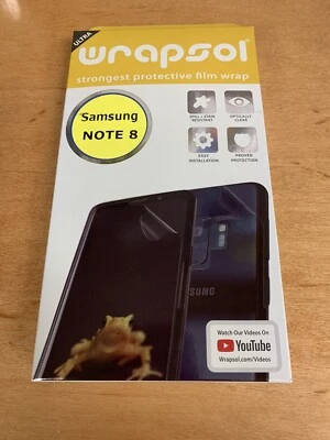 Wrapsol Strongest Protective Film Wrap For Samsung Note 8 - Image 1 of 4