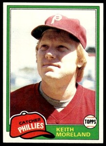 1981 Topps Keith Moreland Rookie Philadelphia Phillies #131