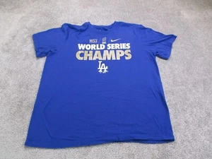 Camicia Los Angeles Dodgers Uomo Large World Series Champs 2020 - Foto 1 di 8