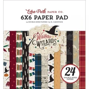 Witches Wizards Magic Halloween Echo Park 24 Double-Sided Sheets 6x6 Paper Pack - Picture 1 of 1