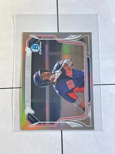 Francisco Lindor 2014 Bowman Chrome MINI Chrome Refractor #MC-FL Indians Mets - Picture 1 of 2