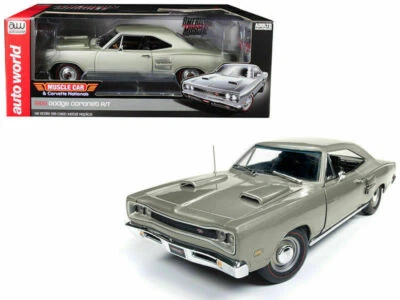Dodge Coronet R/T 1969 Silver Autoworld Amm1141/06 1/18 Limited 1002 Pieces - Image 1 of 4