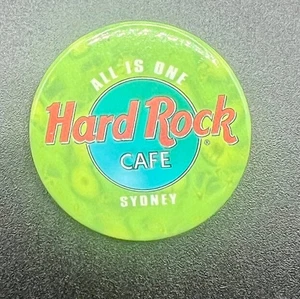 Hard Rock Cafe Sydney Australia Button Pin All is One 1.5" - Picture 1 of 4