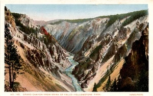 Grand Canyon, Yellowstone Park, Haynes, St. Paul, Yellowstone National Postcard - Picture 1 of 2