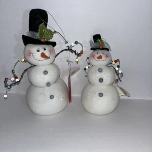 2 Stück Russ Snowy Days Schneemänner Neu - Bild 1 von 4