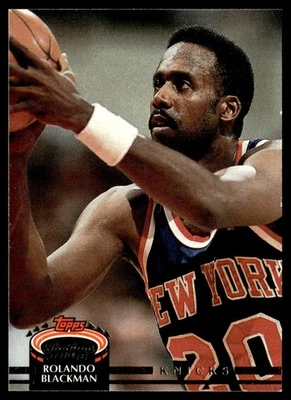 1992-93 Stadium Club Rolando Blackman New York Knicks #226 - Image 1 of 2