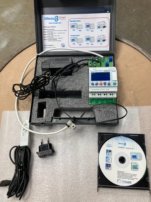 CD12 Crouzet Millenium 3 Logic Controller w/ Display Relay Output 8A Demo Case - Image 1 of 4