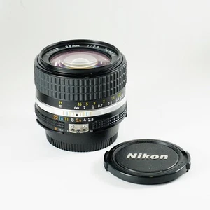 Nikon AI-S Nikkor 28mm f/2.8 Wide Angle Lens F Mount Clean Tested w/ Caps - Picture 1 of 10