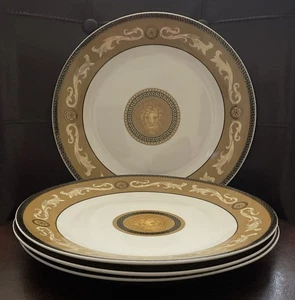Set of 4 MEDUSA Dinner Plates 10 1/4” - Picture 1 of 9