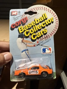 1982 CORGI '83 Pontiac Firebird San Francisco Giants Baseball Collector Cars MIP - Picture 1 of 2