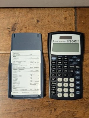 Texas Instruments TI-30x iiS Scientific Calculator Cover Manual Digital Preowned - Image 1 of 4