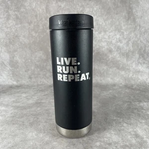 Klean Kanteen Bottiglia Isolata Sottovuoto Bocca Larga con Tappo Caffè 16OZ Live.Run.Repeat - Foto 1 di 9