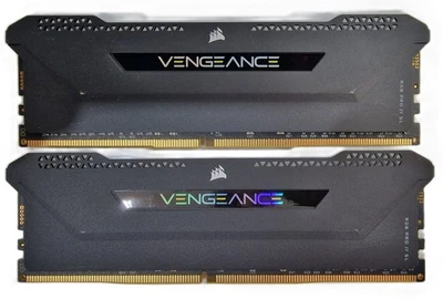 64GB DDR4 3200Mhz Ram 2 x 32GB C16 RGB Corsair Vengeance PRO SL Tested & Working - Image 1 of 4