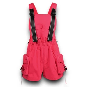 GrindHouse -Raspberry Overall 3” Nylon Shorts - Womans Size Medium - Pink - Picture 1 of 21