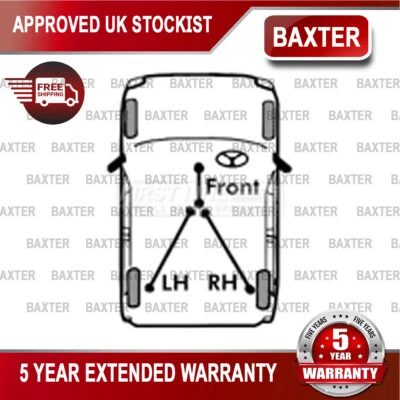 Fits Mazda 626 1987-1992 1.8 2.0 Baxter Right Hand Brake Cable G21744410A - Image 1 of 3