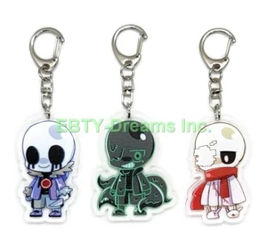 3er Set Undertale Sans Acryl Schlüsselanhänger v2 - Bild 1 von 2