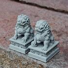 Collection De Mini Statues De Lion En Pierre, 2 Pices, Pour Salon,