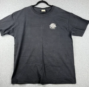 Vintage Shirt Mens L Planet Hollywood Myrtle Beach Black Short Sleeve USA 1991 - Picture 1 of 9