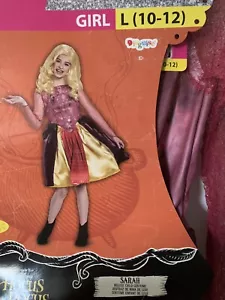 Disney Hocus Pocus Sarah Sanderson Disguise Witch Dress Costume Girl Large 10-12 - Picture 1 of 13