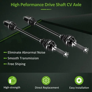2x Rear Right & Left CV Joint Axle For 10-17 Polaris Ranger 800 6X6 EFI - Picture 1 of 6