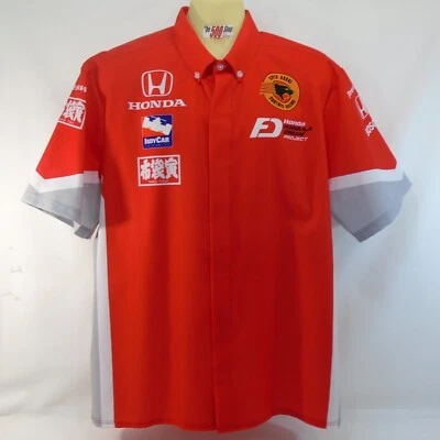 2007 Super Aguri Panther Racing Honda Dream Project Firestone IndyCar Crew Shirt - Image 1 of 4