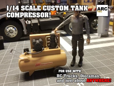 Miniature Custom Tank Compressor for Radio Control and Dioramas at 1:14 Scale - Image 1 of 4