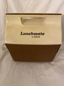 New ListingVintage 1981 Lunchmate by igloo Brown and Beige Lunchbox cooler